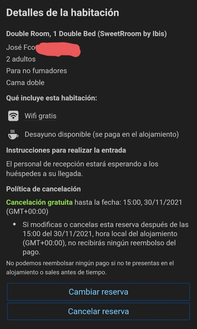 Habitación doble Ibis Cambridge Central Station