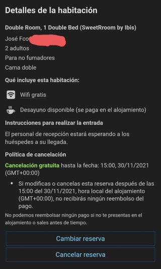 Habitación doble Ibis Cambridge Central Station