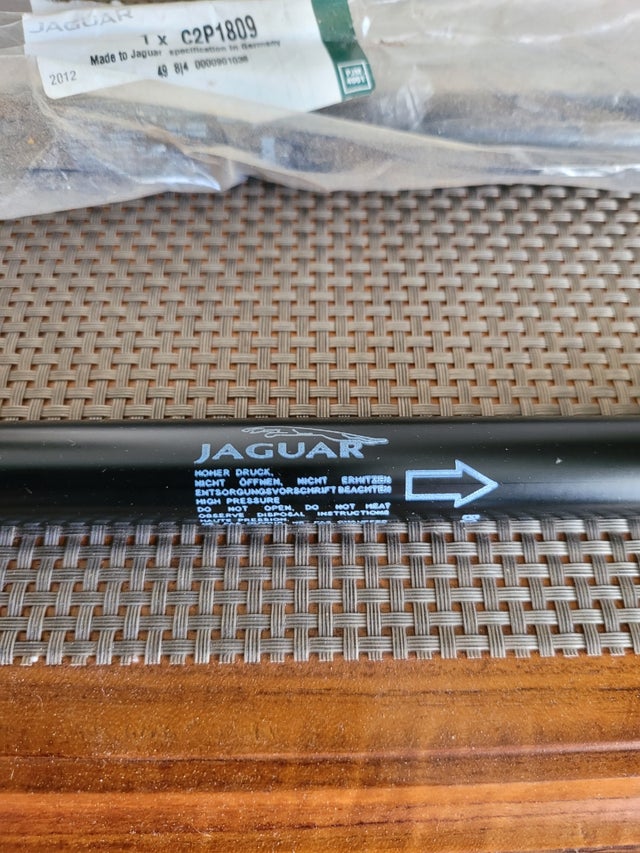 brand new jaguar XK boot struts