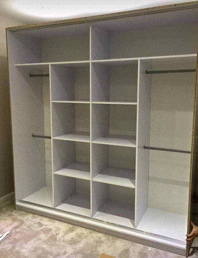 2m Chicago Sliding Mirror Door Wardrobe, C.O.D