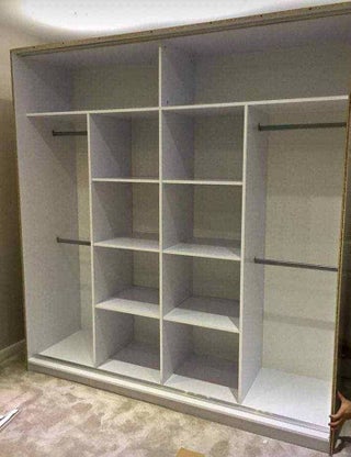 2m Chicago Sliding Mirror Door Wardrobe, C.O.D