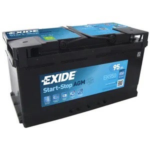 EK950 EXIDE START-STOP AGM CAR BATTERY 95AH 017