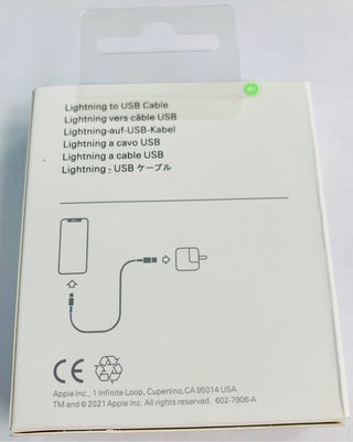 iPhone charger cables