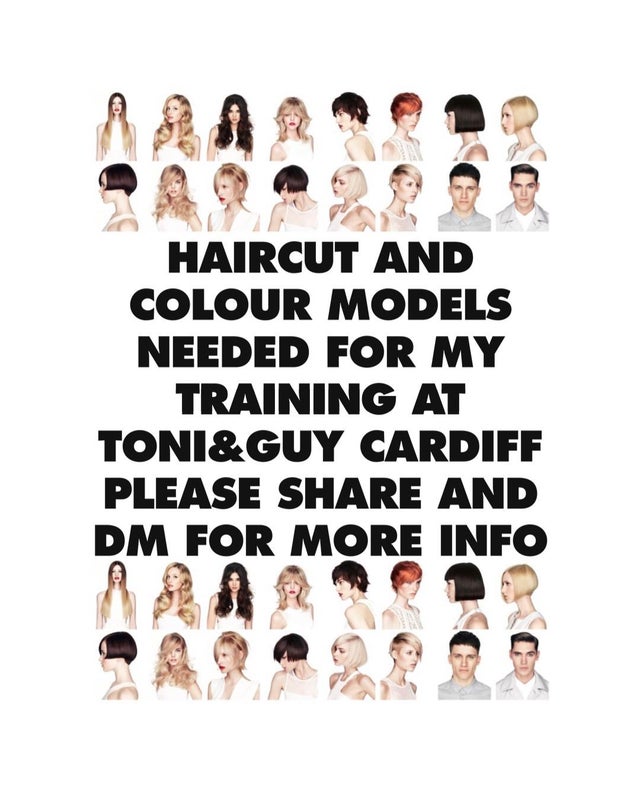 ToniAndGuy Models wanted