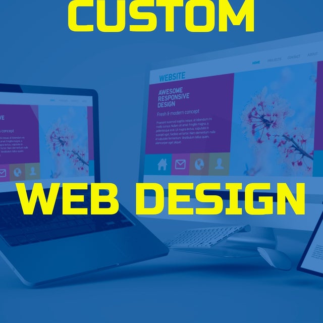 Custom web design services with cool design
