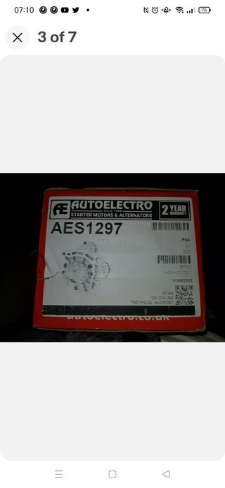 Citroen saxo starter motor