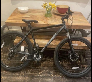 Black tiger mountain bike
