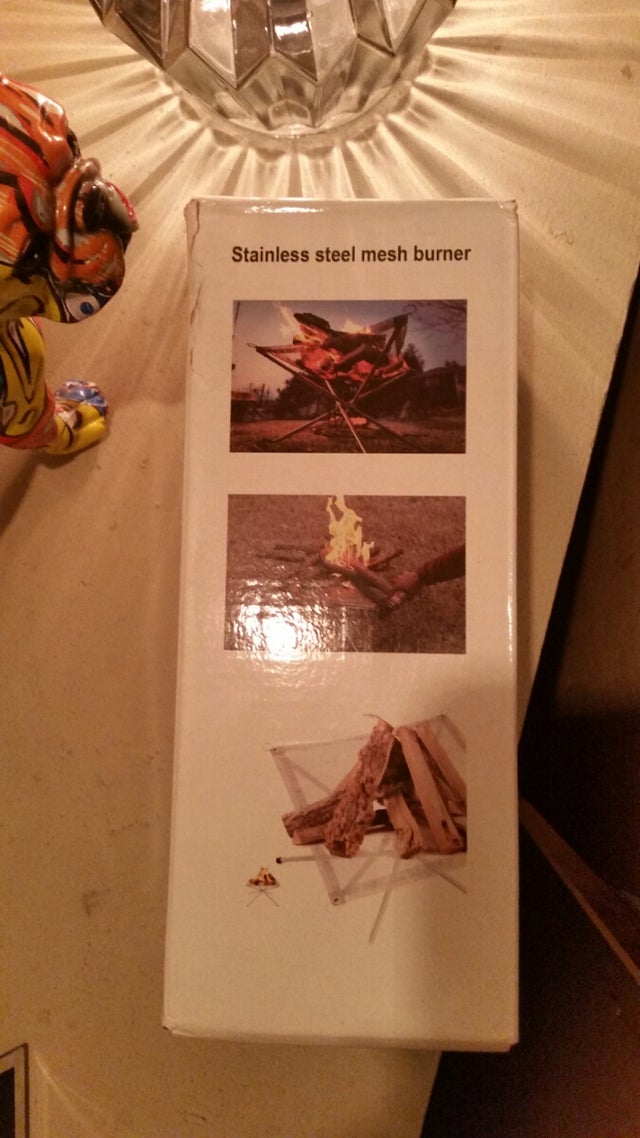 Portable camp fire / stove. Well made.