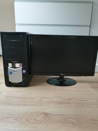 computer plus monitor, games cds, dvds