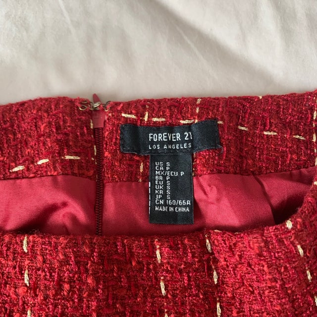 Forever 21 Red Skirt Size S