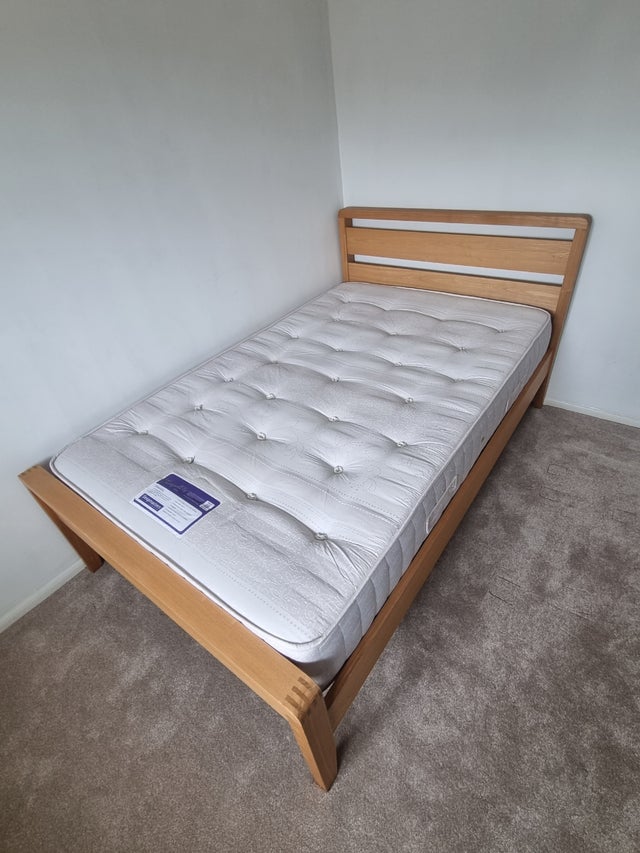 Double bed with mattress