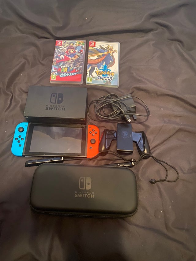 Mint condition nintendo switch