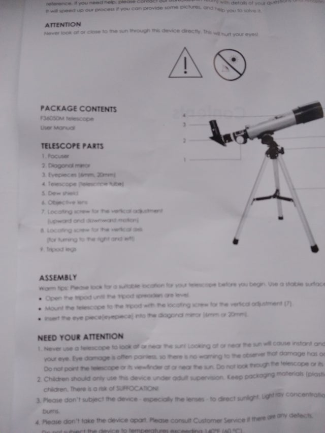 telescopes F36050m 🔭