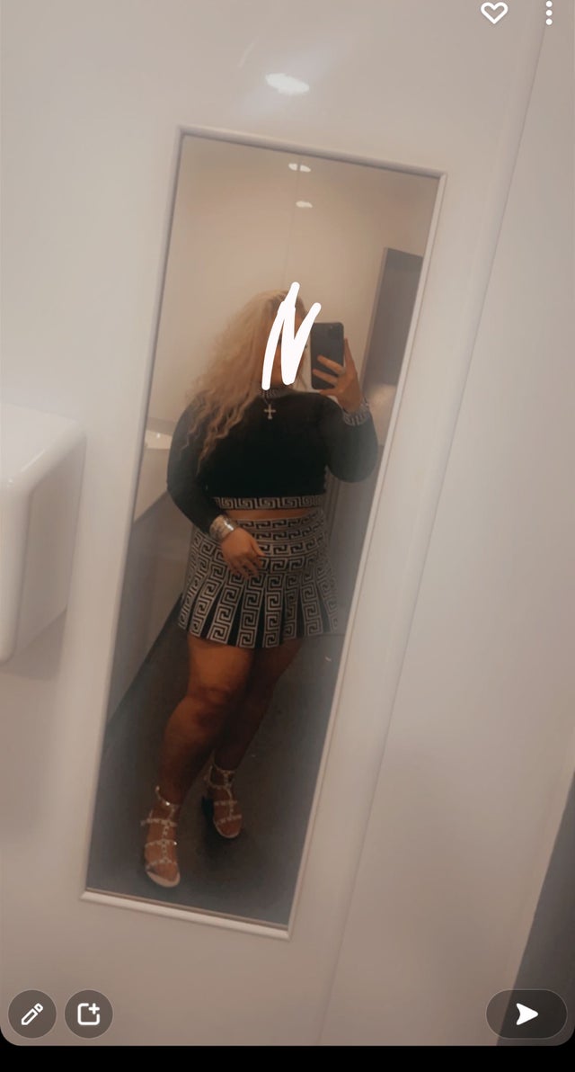 Womens skirt and top