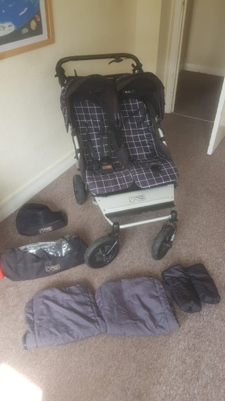 twin pushchair mountain pram stroller