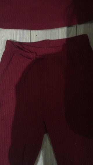 Women's Red Crop Top &amp; trousers