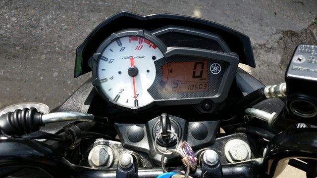 yamaha ys 125 2019 plate