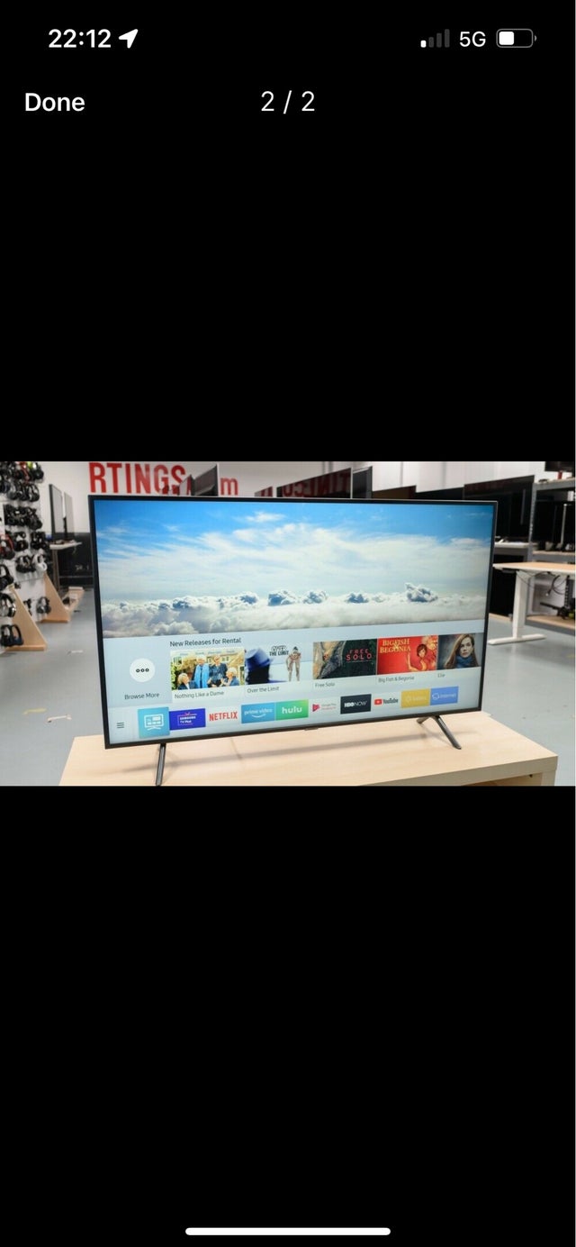 Samsung 43 inch Smart 4K Crystal UHD HDR TV