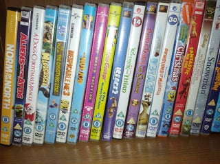 any 4 animation DVDs - Disney DreamWorks minions