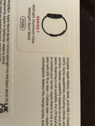 Apple watch series 7 GPS + Cellular