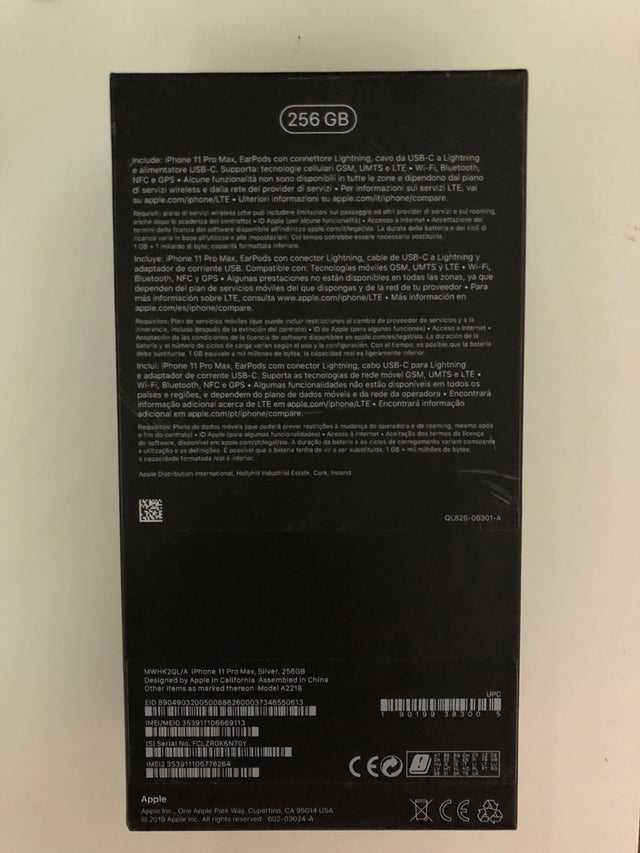 IPHONE 11 PRO MAX 256GB