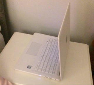 White HP Laptop
