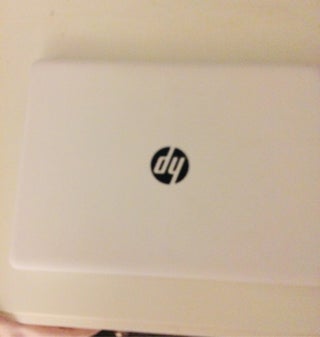 White HP Laptop