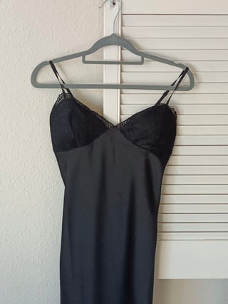 Black lingerie dress