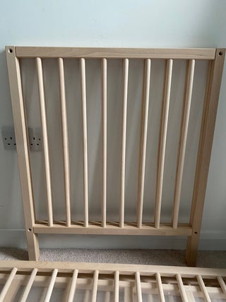 Baby cot with mattress