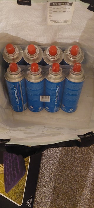 4 man tent brand new cooker double air bed and bra