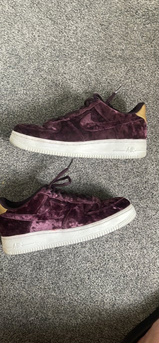 Air Force 1 velvet