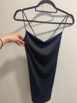 Black mini dress