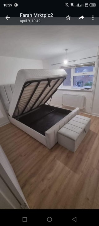 Brand New Ottoman Bed Available ✨❤️