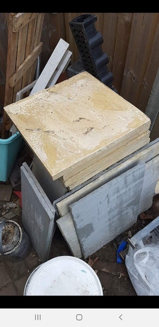 different patio slabs
