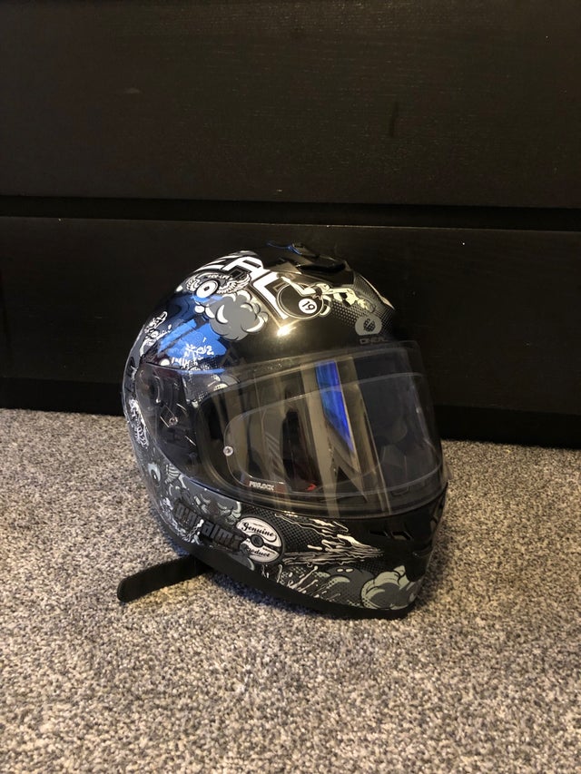 Motorbike helmet