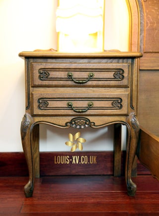BEAUTIFUL LOUIS XV ANTIQUE FRENCH KING BED