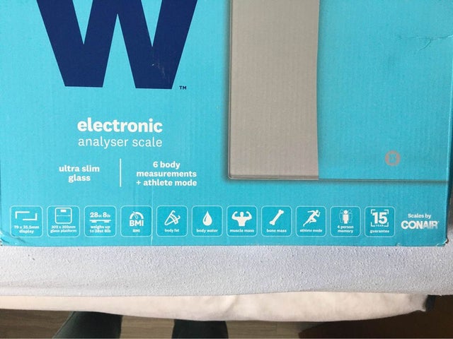 WeightWatchers glass scale