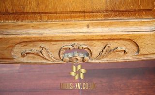 Antique King Lovely Louis XV Bed Carved Oak