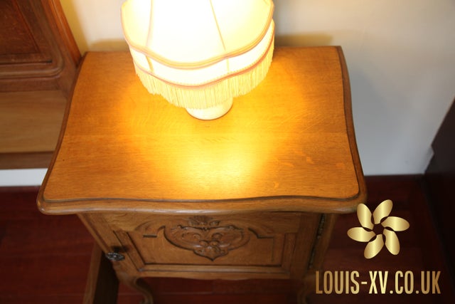 Antique King Lovely Louis XV Bed Carved Oak