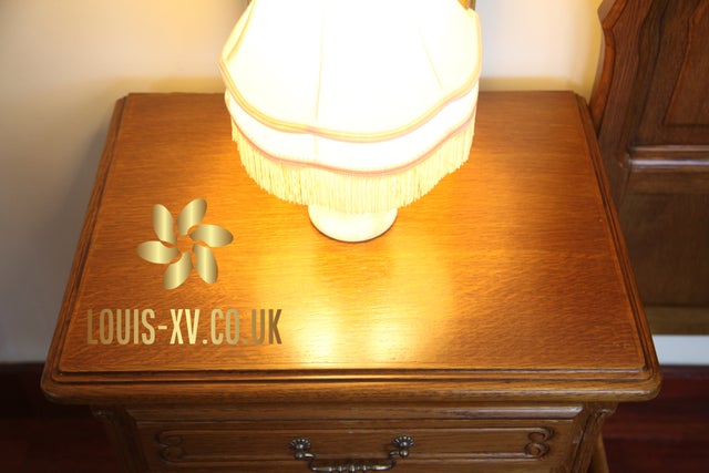 Beautiful French Antique Louis XV King Bed set