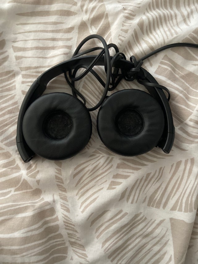 Black headphones