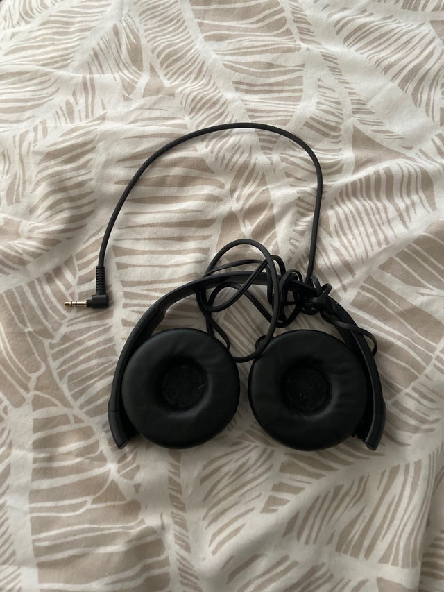Black headphones