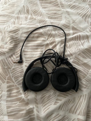 Black headphones