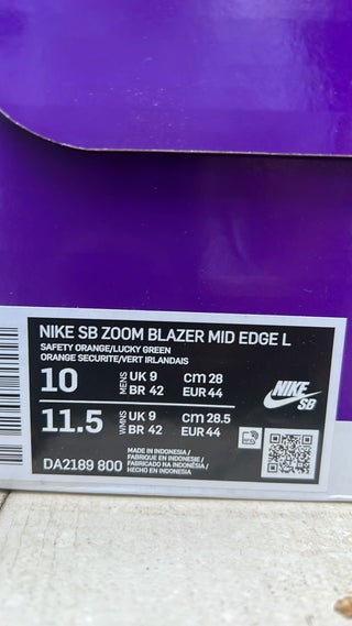 NIKE SB ZOOM BLAZER MID EDGE (limited edition)