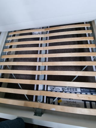 double bed and mattress