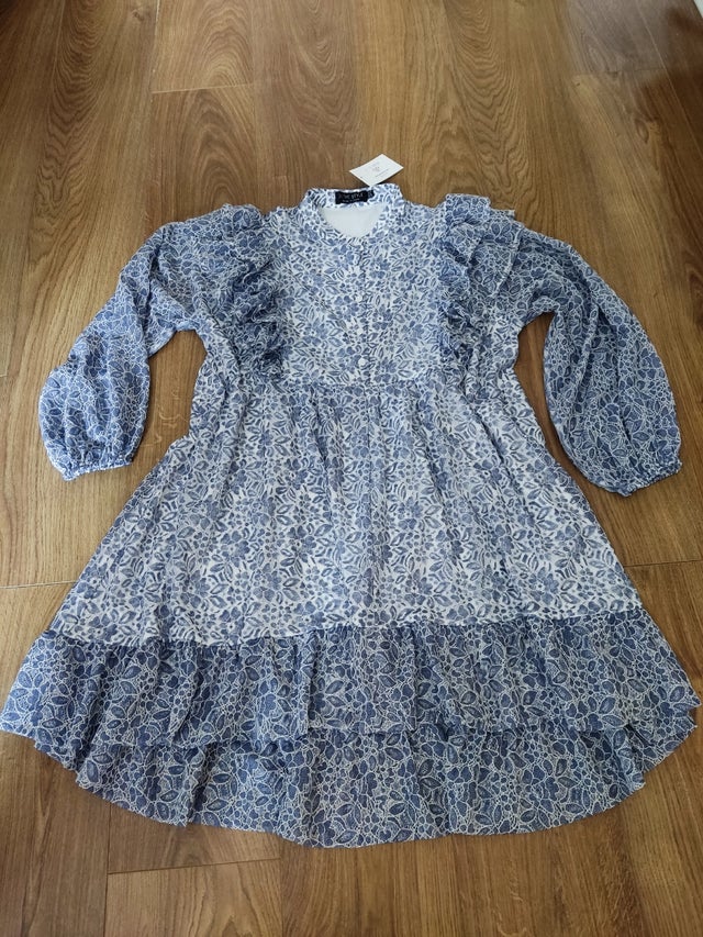 Blue Floral maxi dress