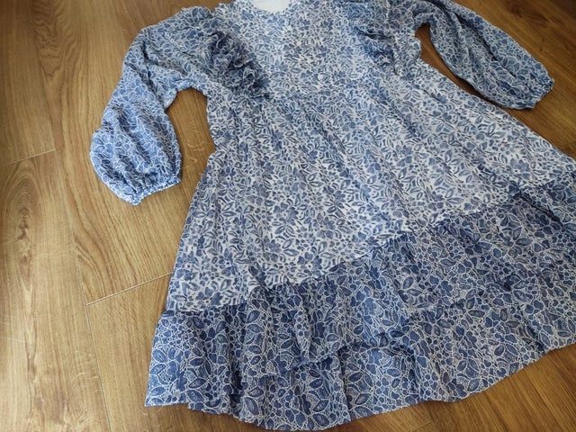 Blue Floral maxi dress