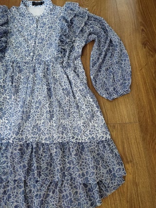 Blue Floral maxi dress