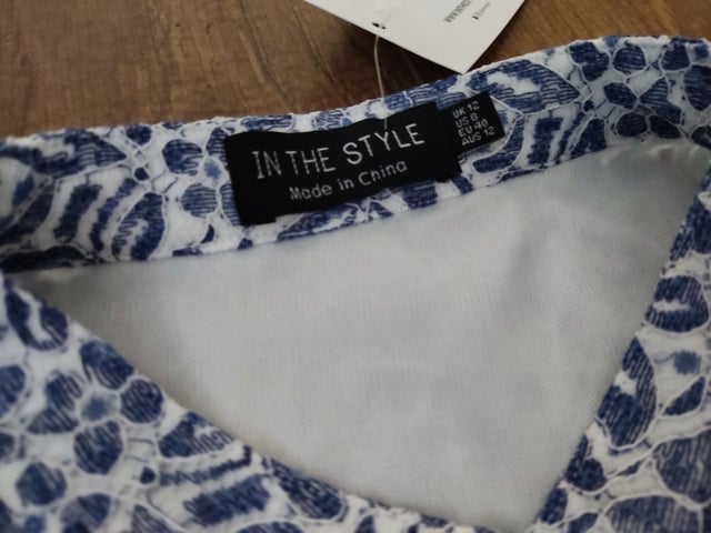 Blue Floral maxi dress