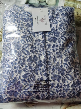 Blue Floral maxi dress